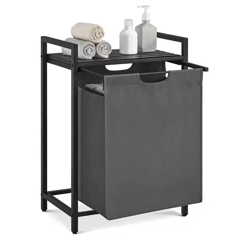 VASAGLE Laundry Hamper, Laundry Basket, Laundry Sorter with Pull-Out and Removable Laundry Bag, 17.2 Gallons (65L)